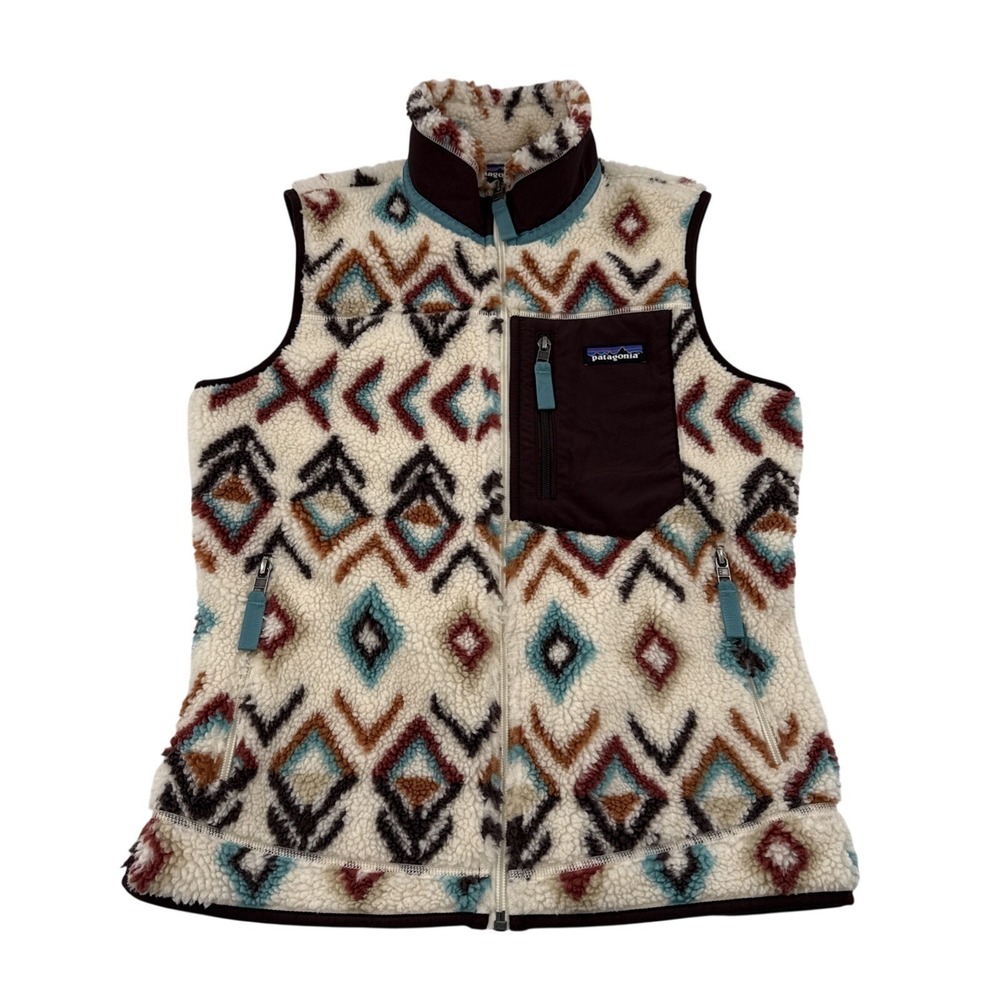 Patagonia Retro X‎ Vest Womens Small Style 23083 Multicolor Aztec